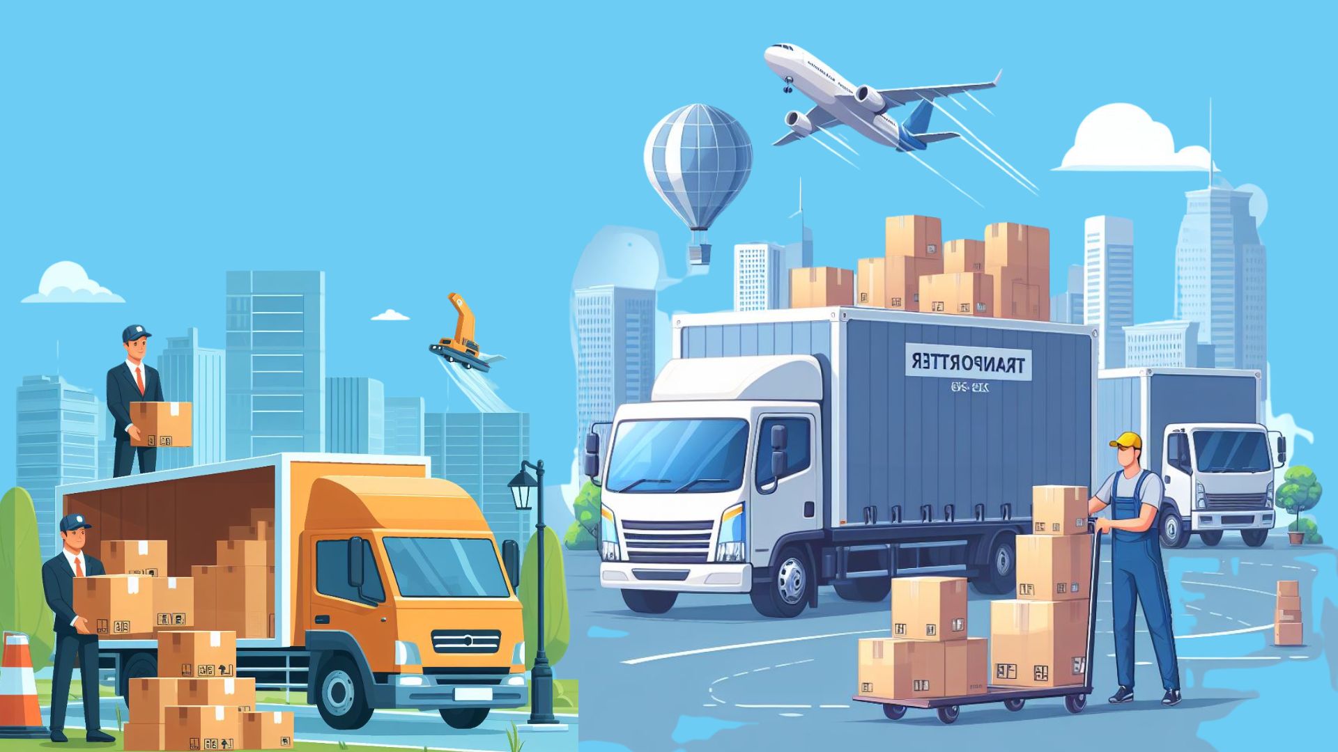 TheTransporter Packers and Movers about page background Banner