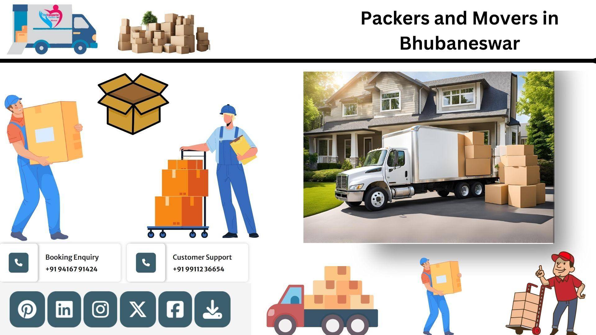 Reliable Packers and Movers in Bhubaneswar with Rate Card