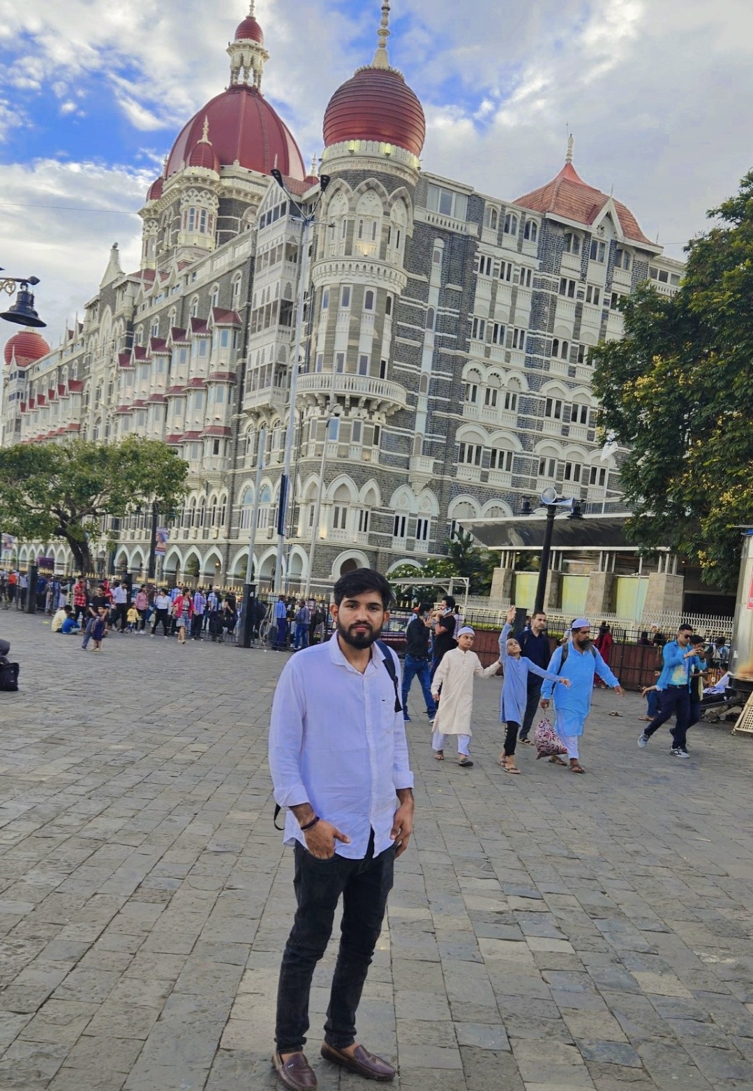 Rahul Gurjar visiting the Taj Mahal