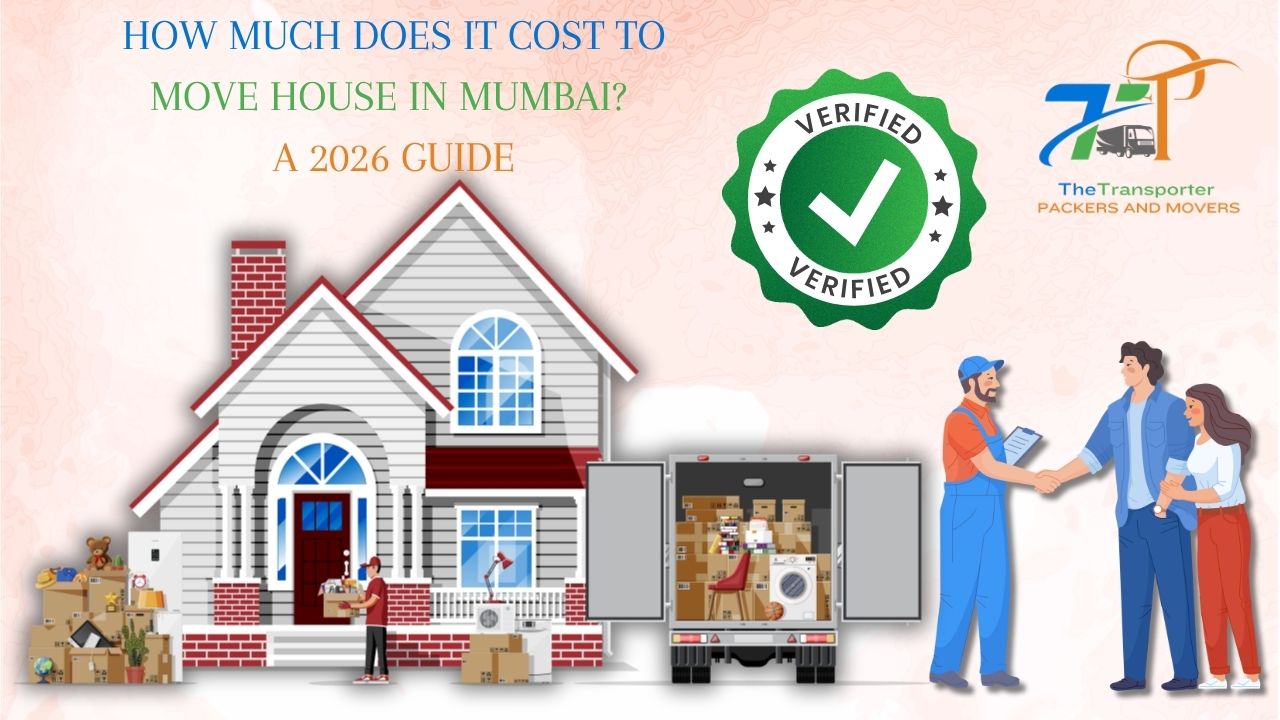 Packers and movers loading a truck in Mumbai for a residential relocation