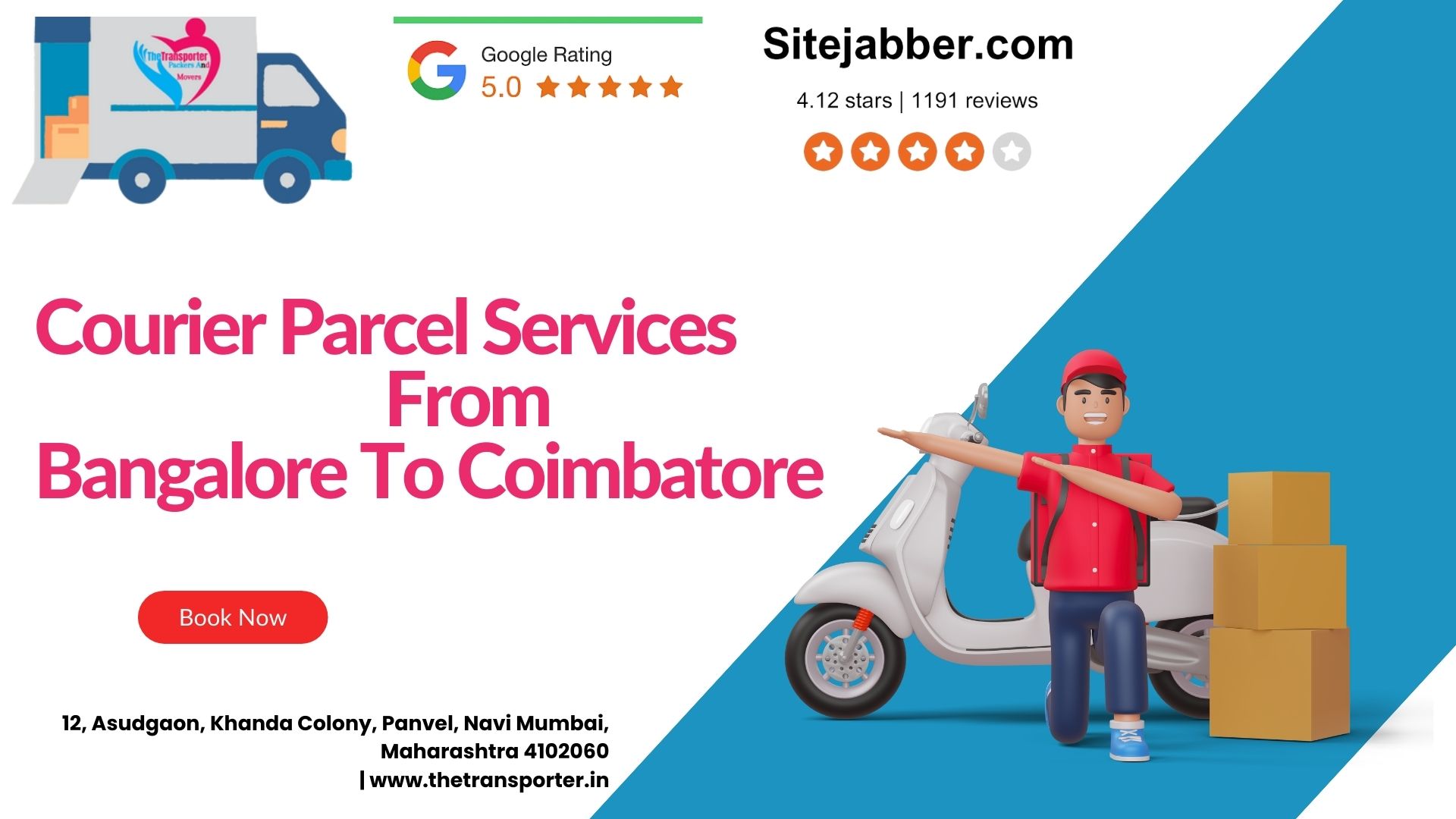 Luggage Transport and Courier Services From Bangalore to Coimbatore