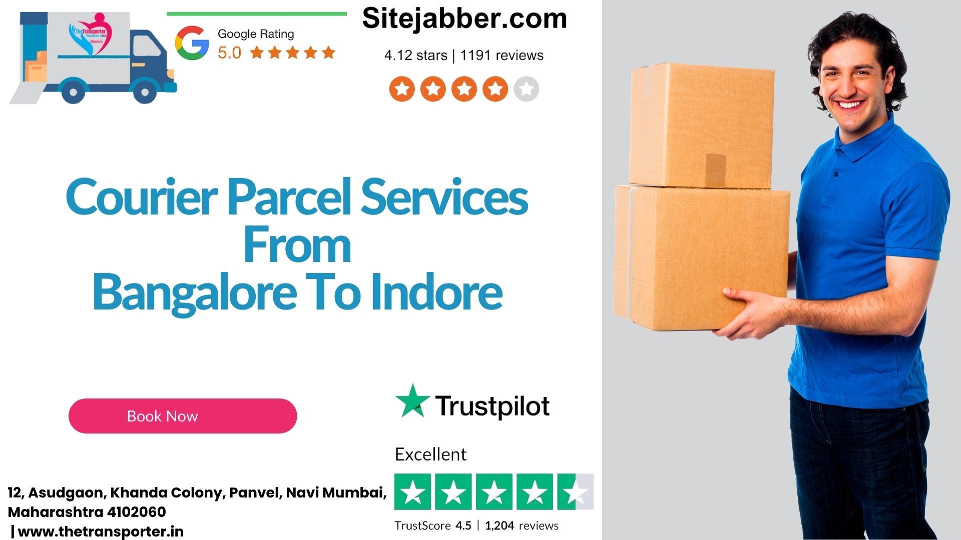 Courier Services From Bangalore to Indore TheTransporter