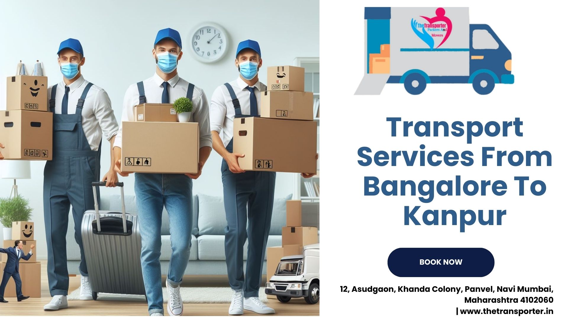 Goods and Bike Transport Charges From Bangalore to Kanpur TheTransporter
