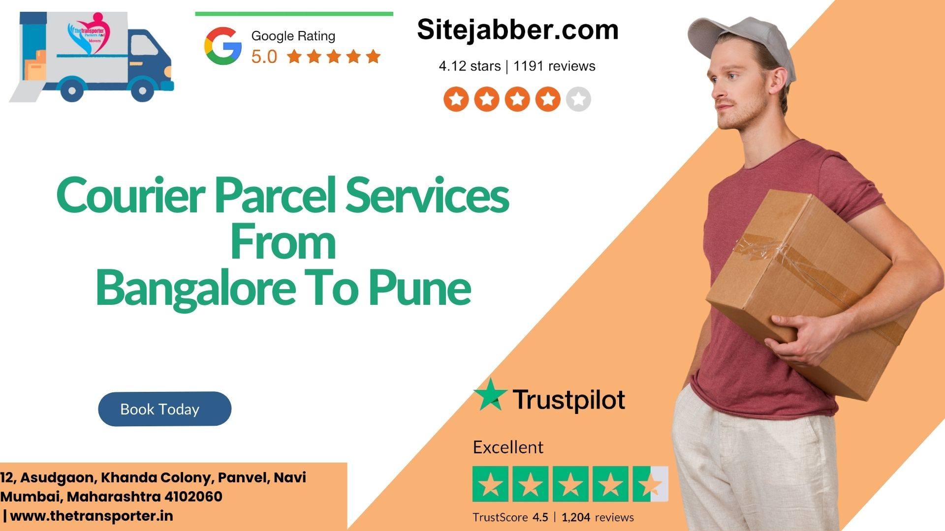 Courier and Luggage Services from Bangalore to Pune TheTransporter