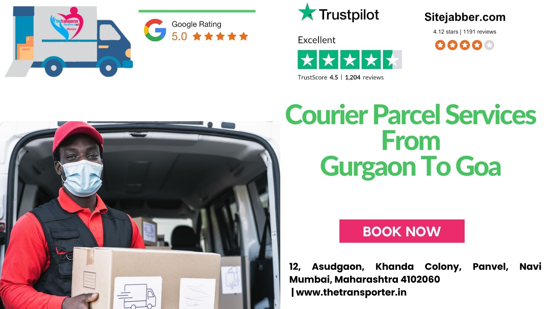 Luggage and Parcel Shipping From Gurgaon to Goa TheTransporter