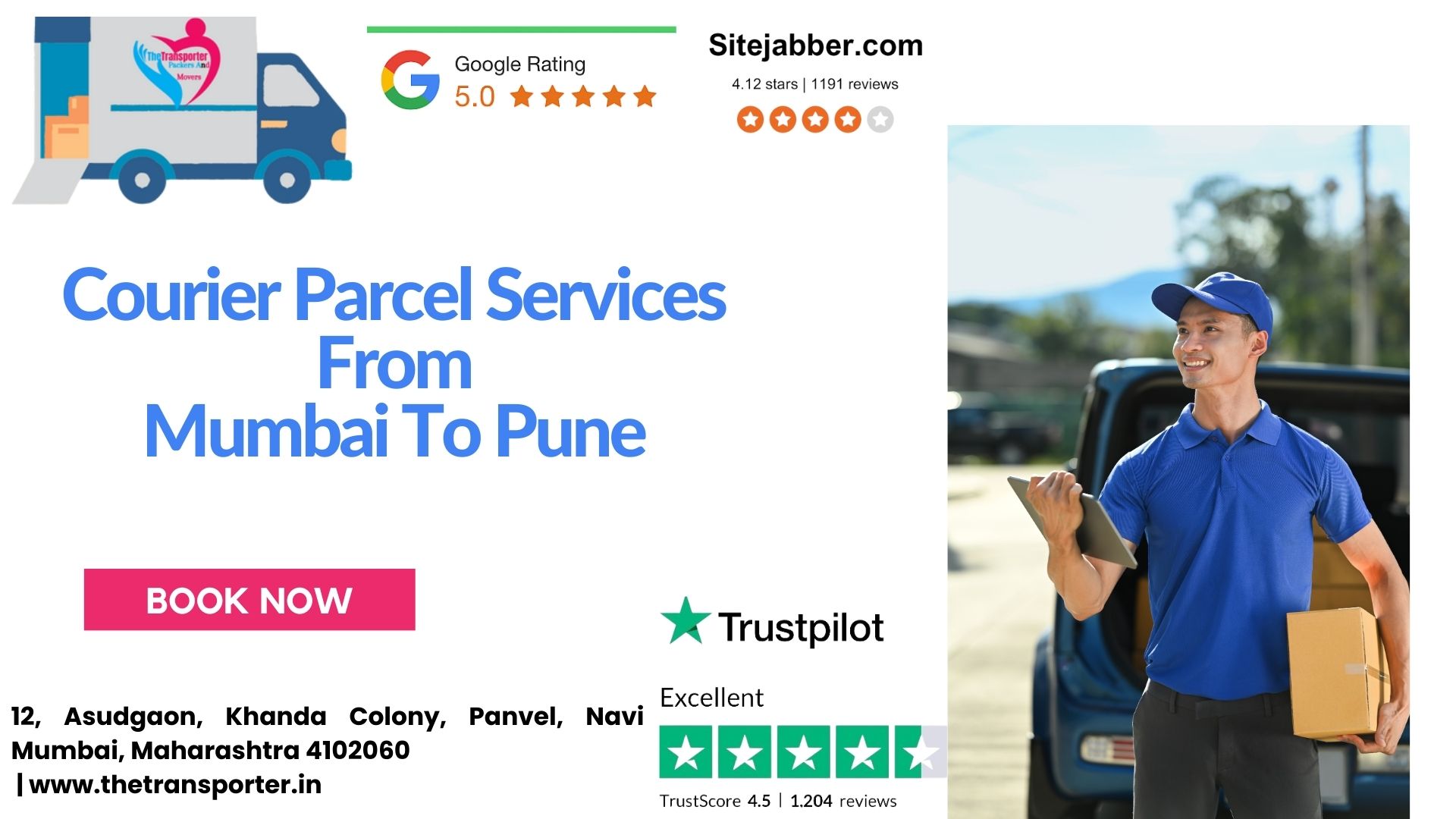 Courier and Luggage Transport from Mumbai to Pune TheTransporter