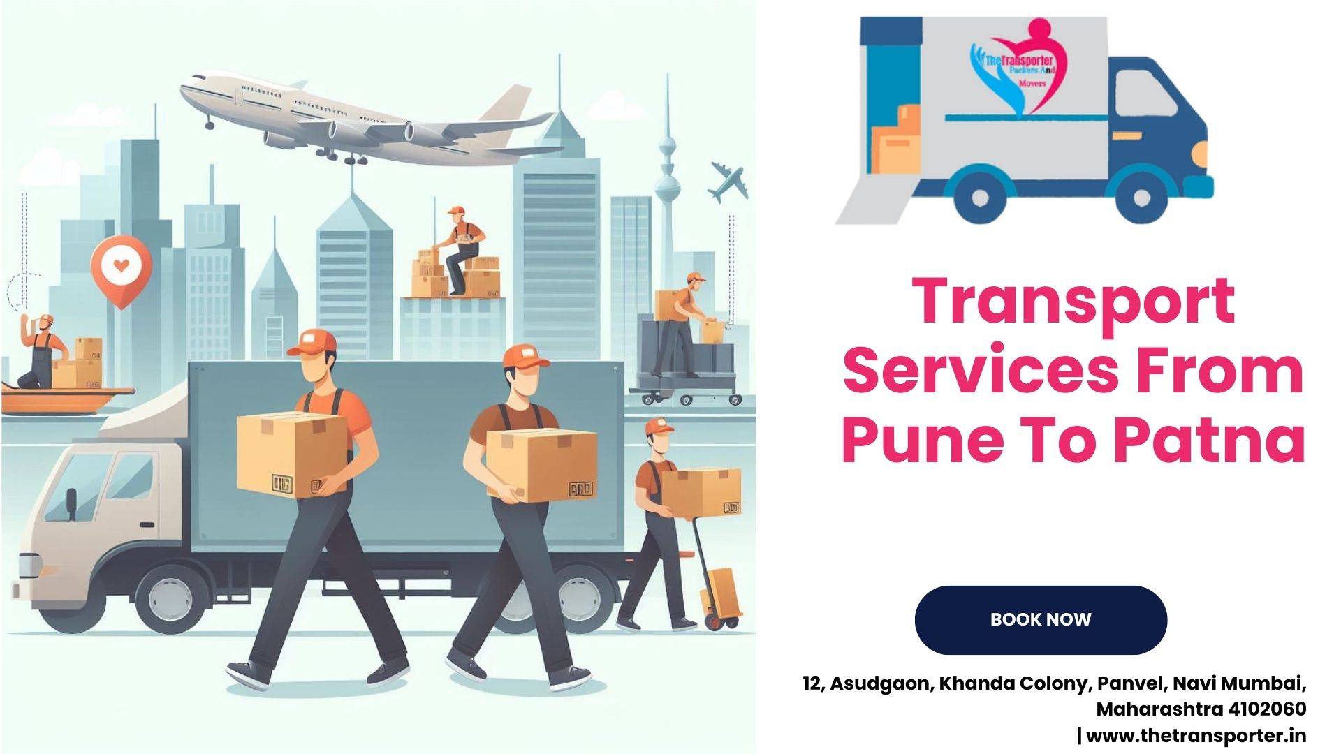 Luggage and Truck Transport Charges from Pune to Patna TheTransporter