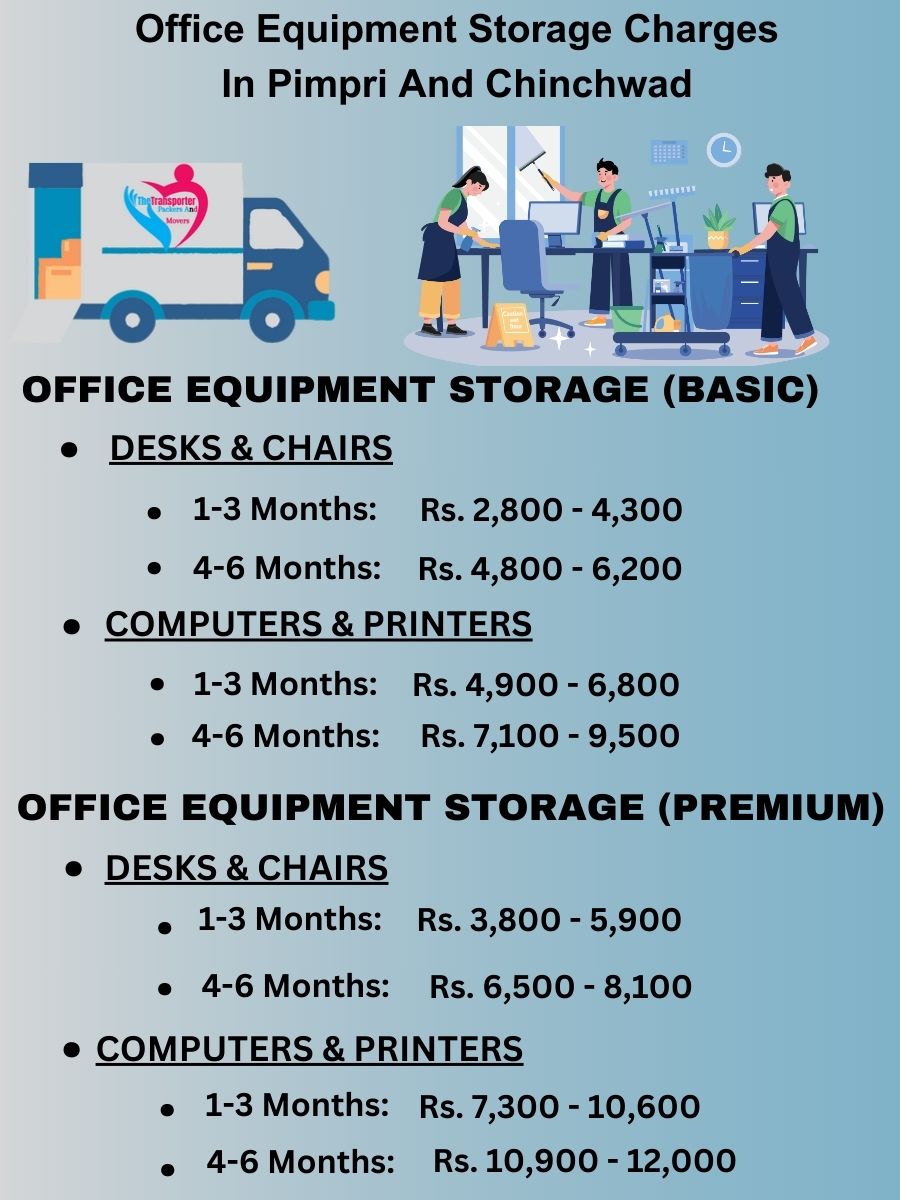 Office equipment storage cost list in Pimpri And Chinchwad