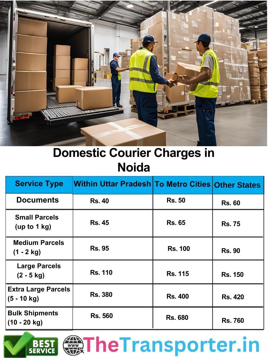 professional Noida courier domestic charges per kg