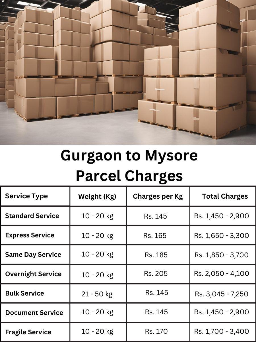 invoice update, payment summary, cost forecast Gurgaon to Mysore
