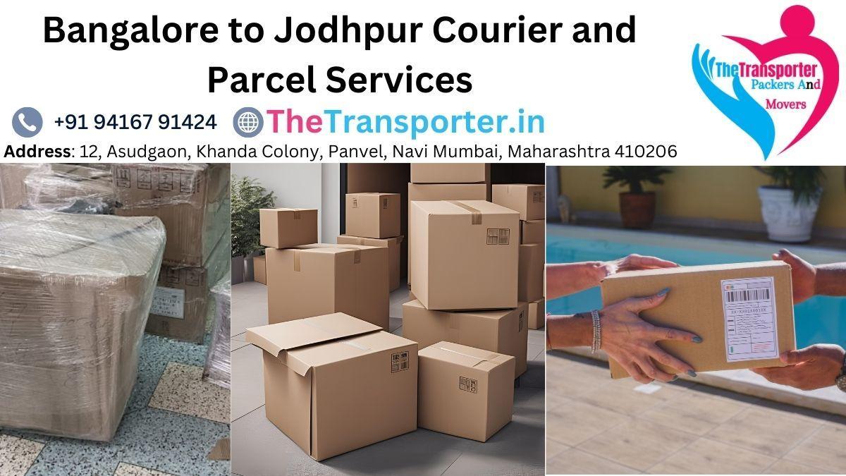 Suitcases Courier Charges from Bangalore to Jodhpur