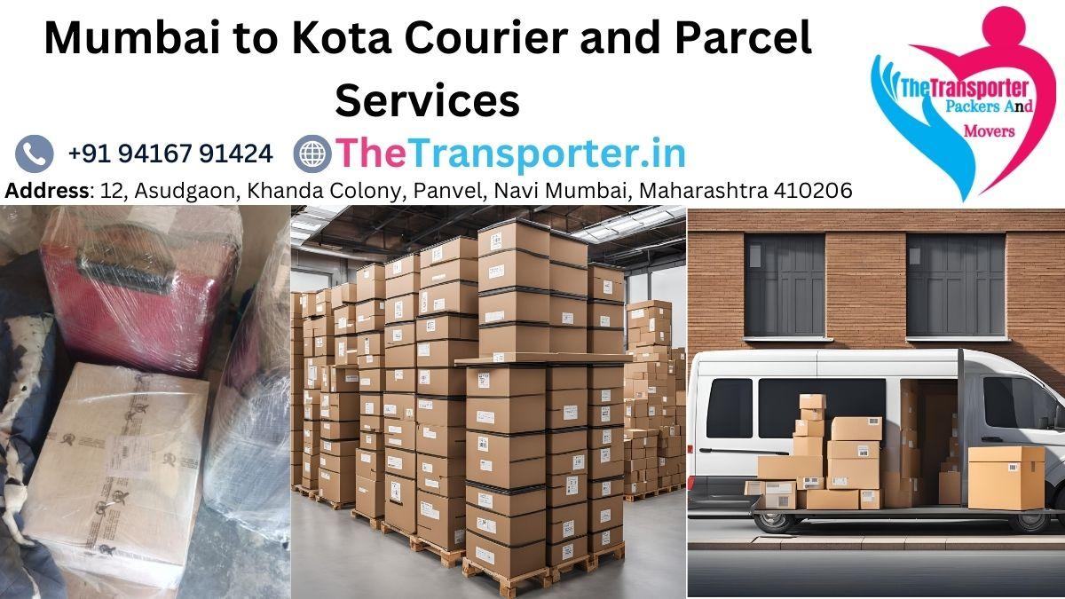 Secure Parcel Courier from Mumbai to Kota with TheCourierer