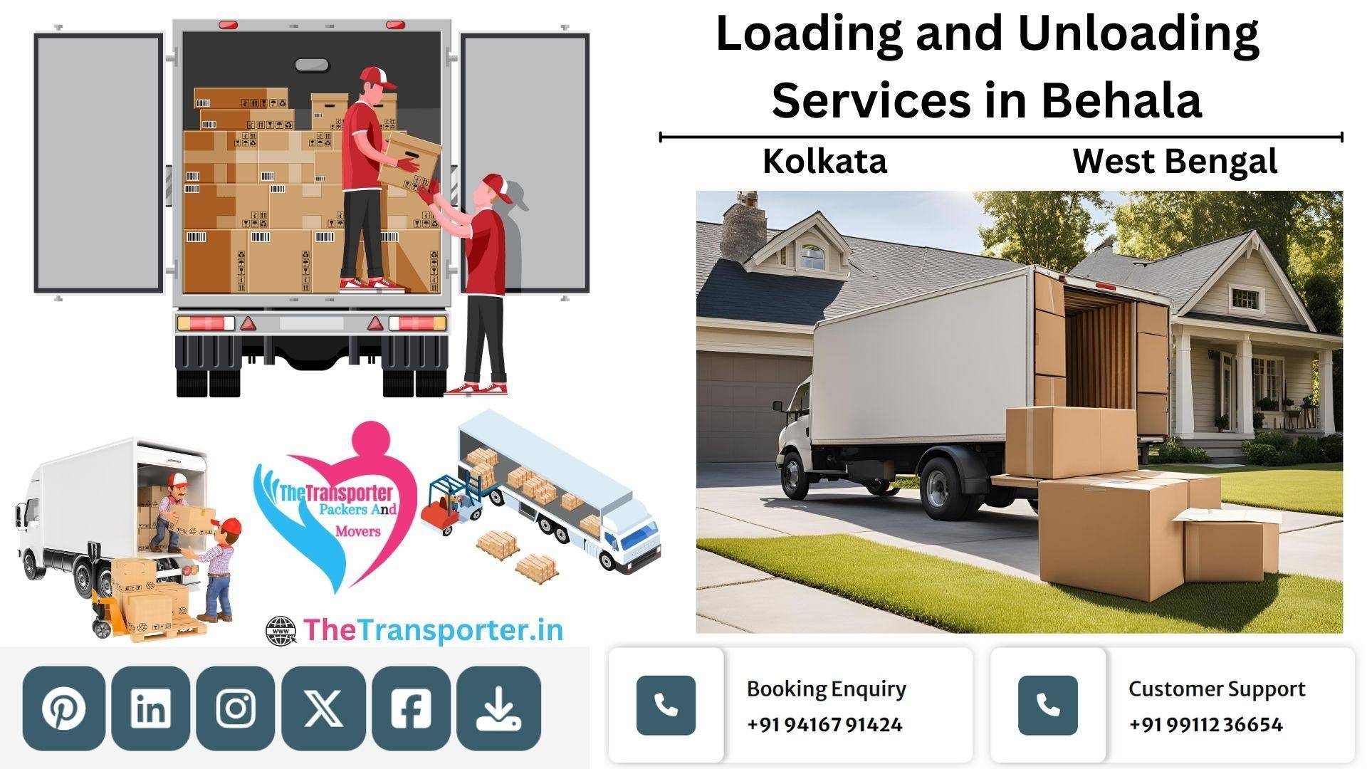 Behala Kolkata Loading and Unloading Labour Booking