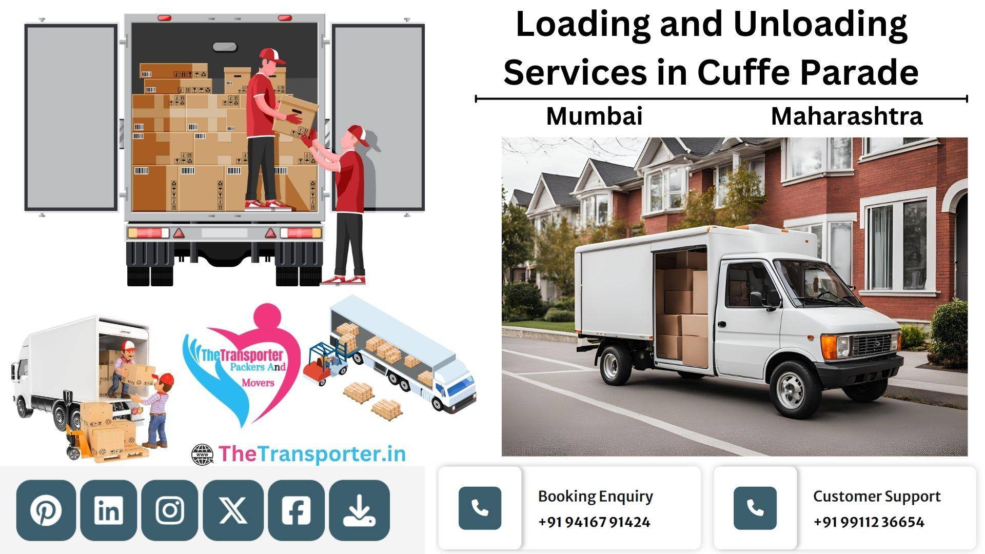 Cuffe Parade Labour Charges for Unloading & Loading
