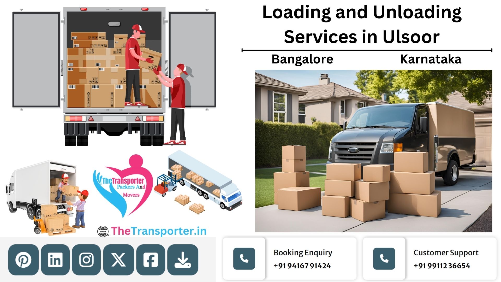 Labour Help for Loading and Unloading in Ulsoor Bangalore