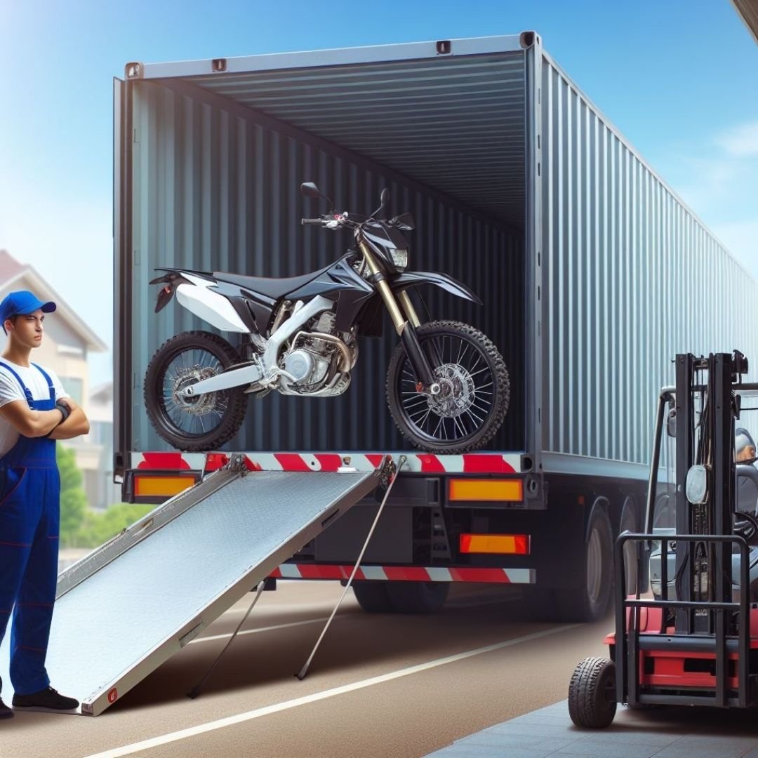 TheTransporter Packers and Movers graphic of bike shifting services in Amravati 