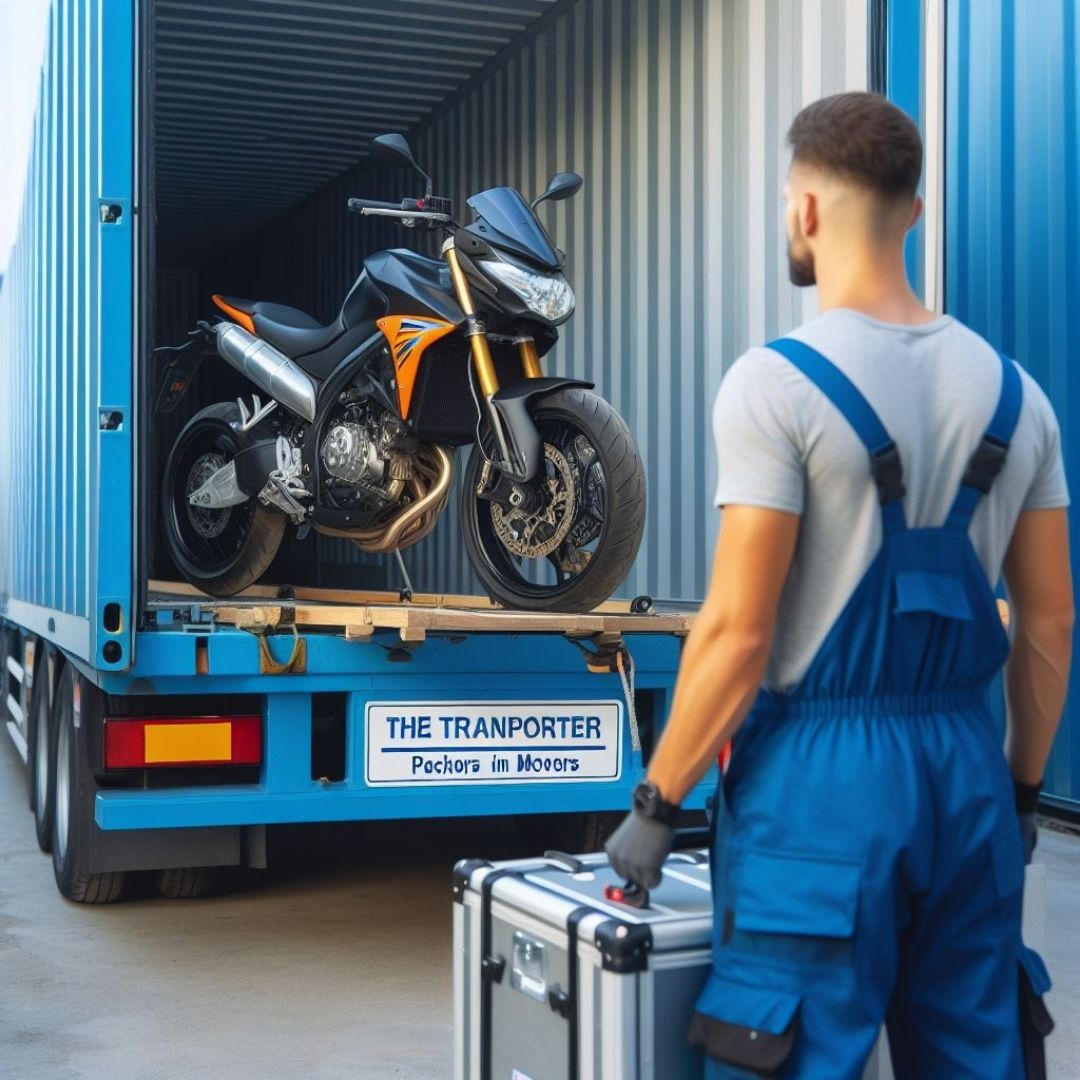 TheTransporter Packers and Movers graphic of bike shifting services in Dehradun 