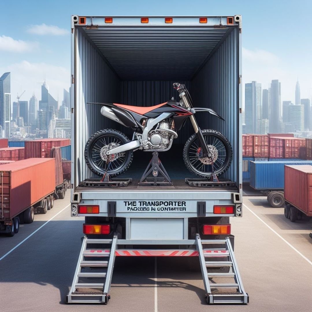 TheTransporter Packers and Movers graphic of bike shifting services in Goa 