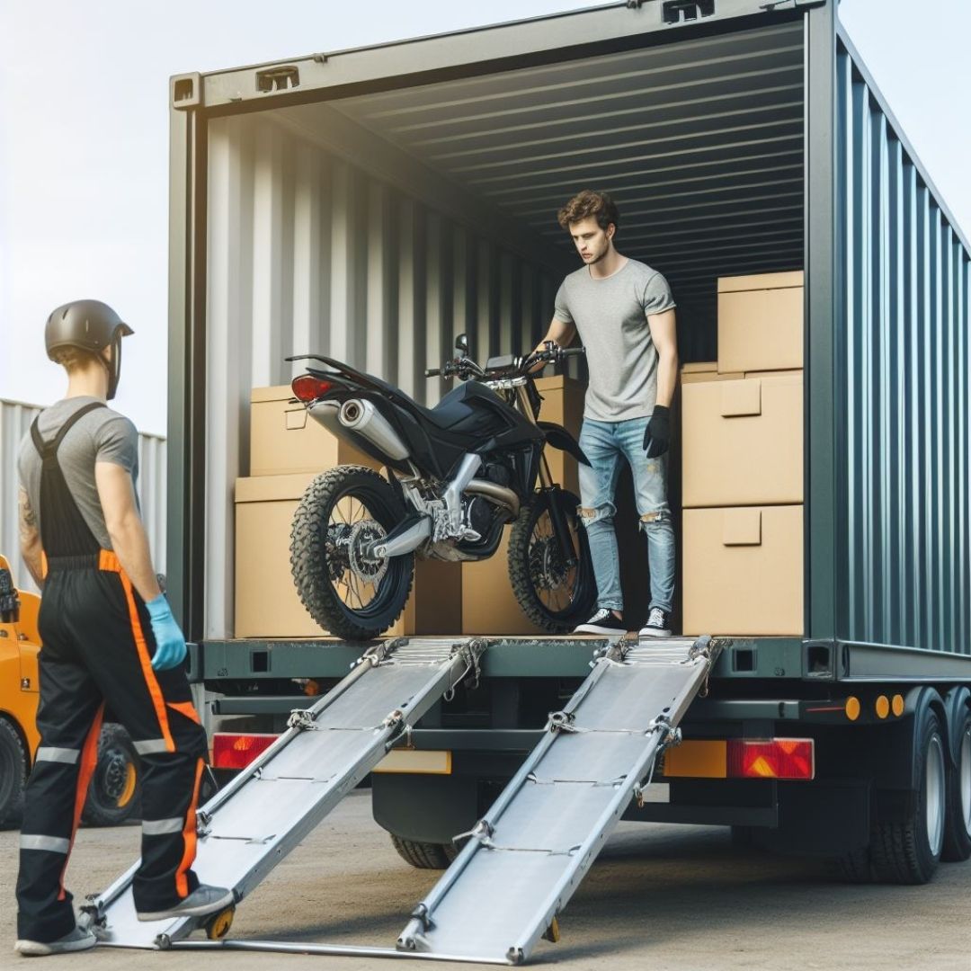 TheTransporter Packers and Movers graphic of bike shifting services in Gorakhpur 