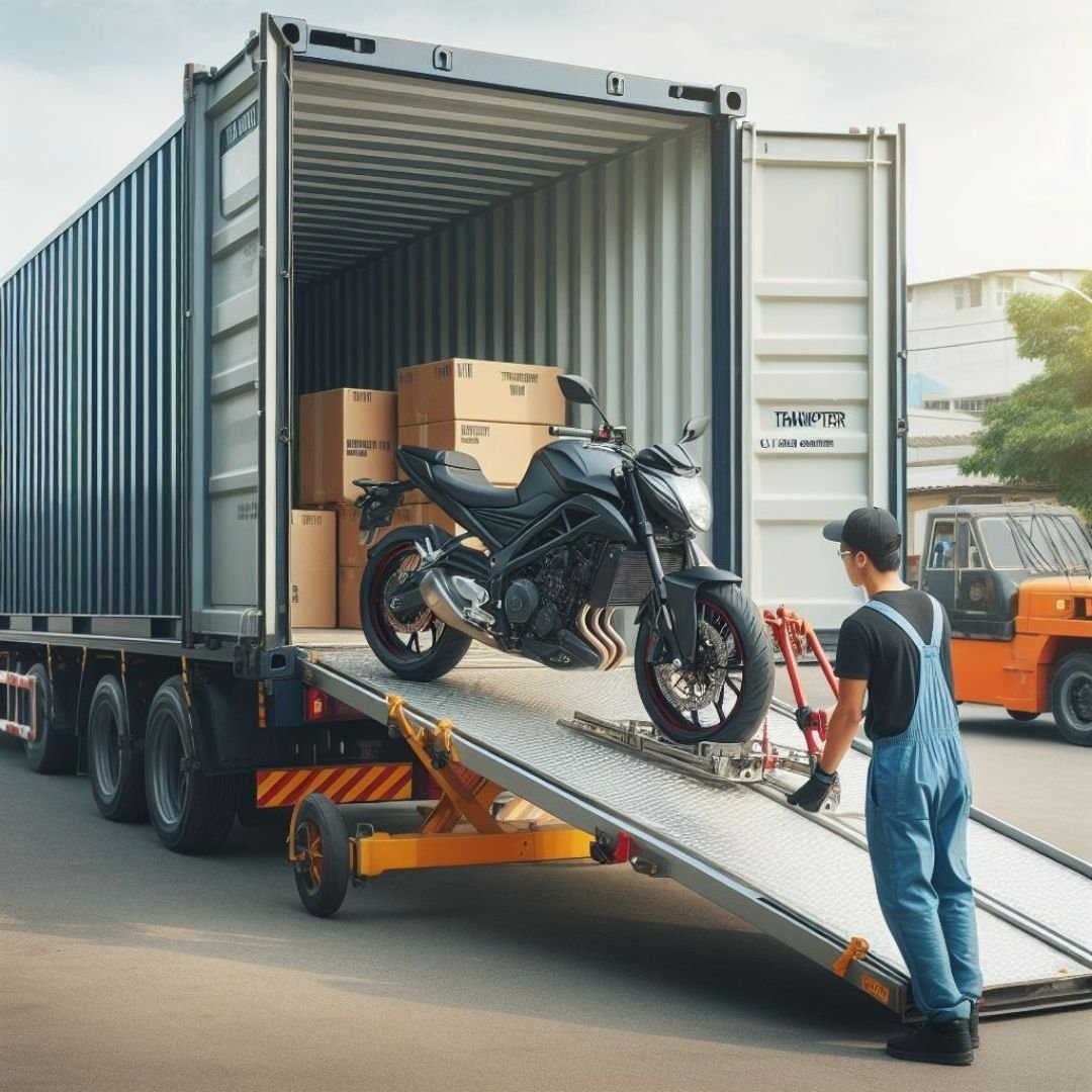TheTransporter Packers and Movers graphic of bike shifting services in Imphal 