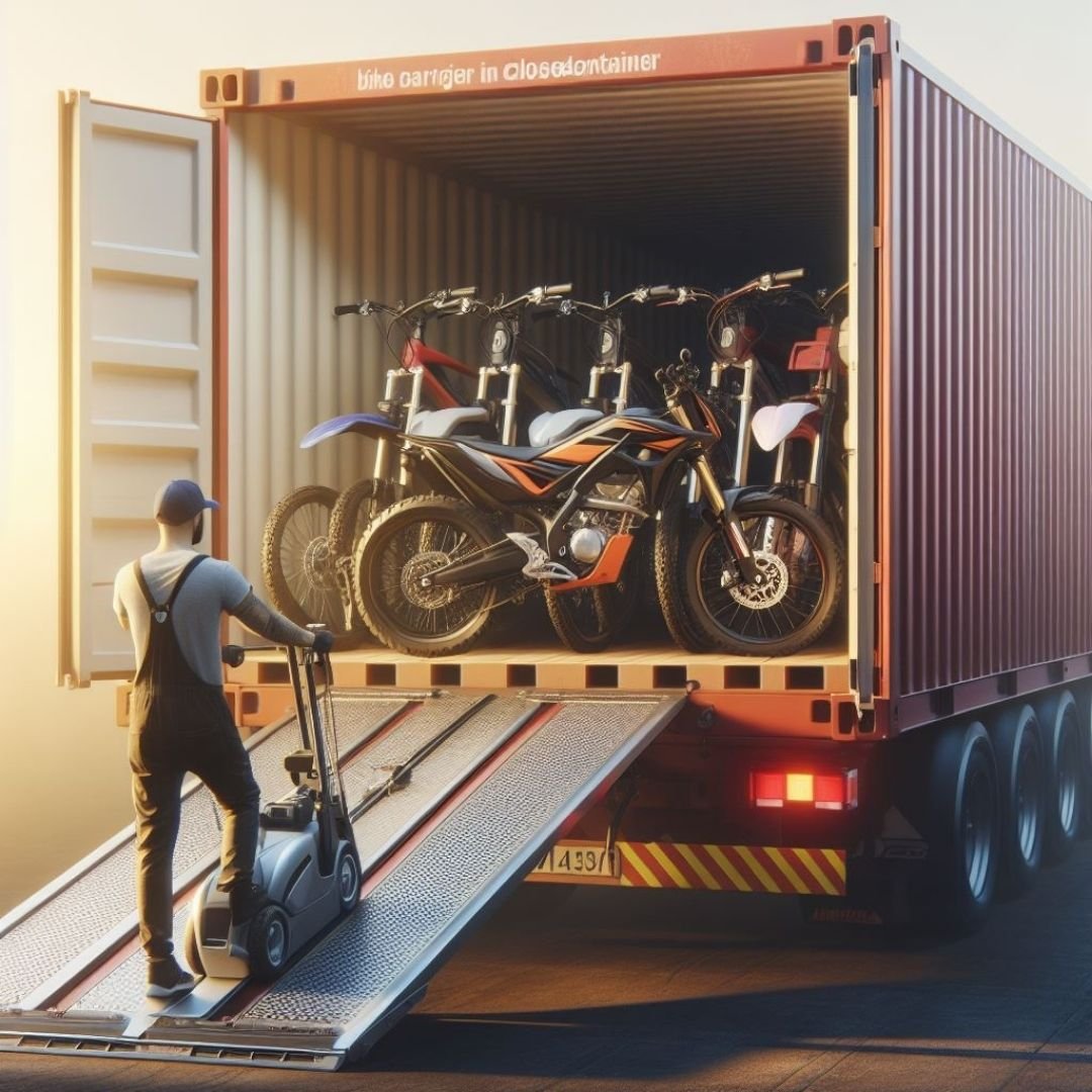TheTransporter Packers and Movers graphic of bike shifting services in Jhansi 