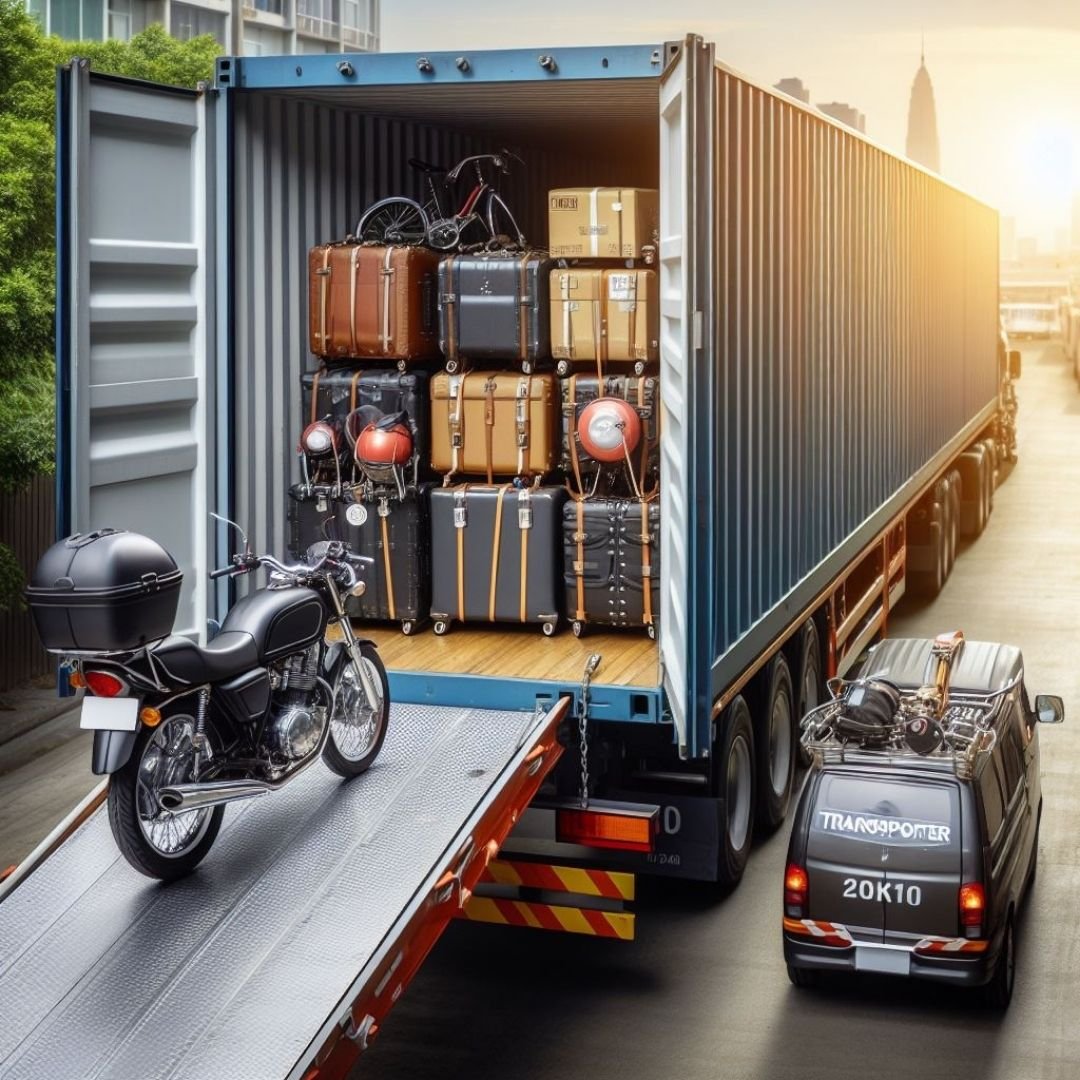 TheTransporter Packers and Movers graphic of bike shifting services in Ranchi 
