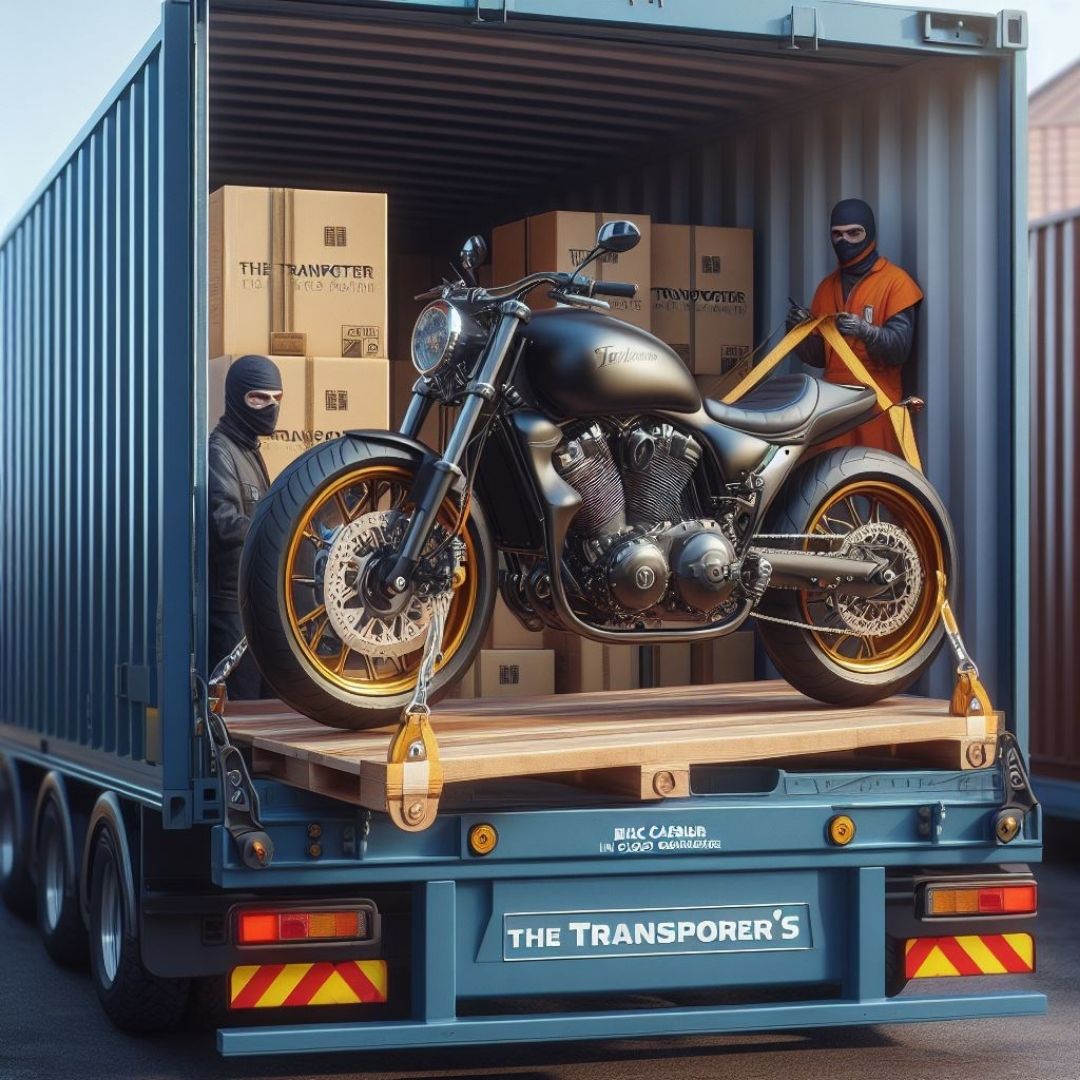 TheTransporter Packers and Movers graphic of bike shifting services in Srinagar 