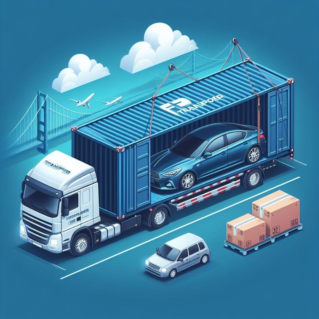 TheTransporter Packers and Movers graphic of Car shifting services in Aurangabad 