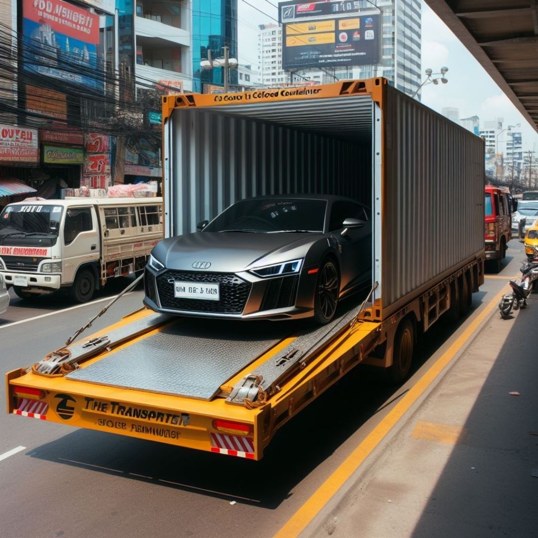 TheTransporter Packers and Movers graphic of Car shifting services in Visakhapatnam 