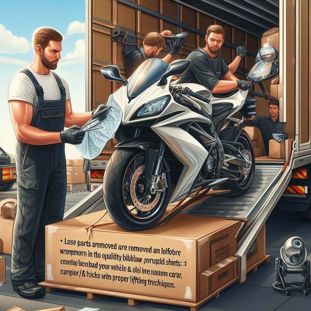 TheTransporter Packers and Movers graphic image of bike transport services