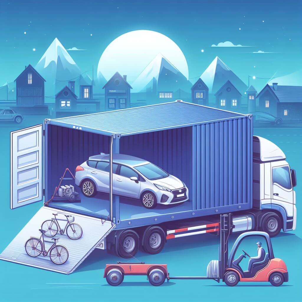 TheTransporter Packers and Movers illustration of Car transport services