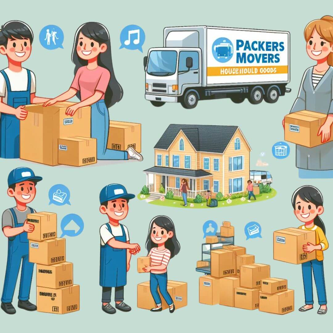 TheTransporter Packers and Movers graphic of House shifting services