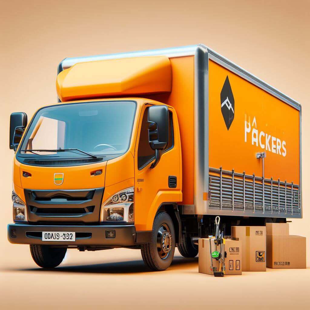 TheTransporter Packers and Movers illustration of mini truck for rent services