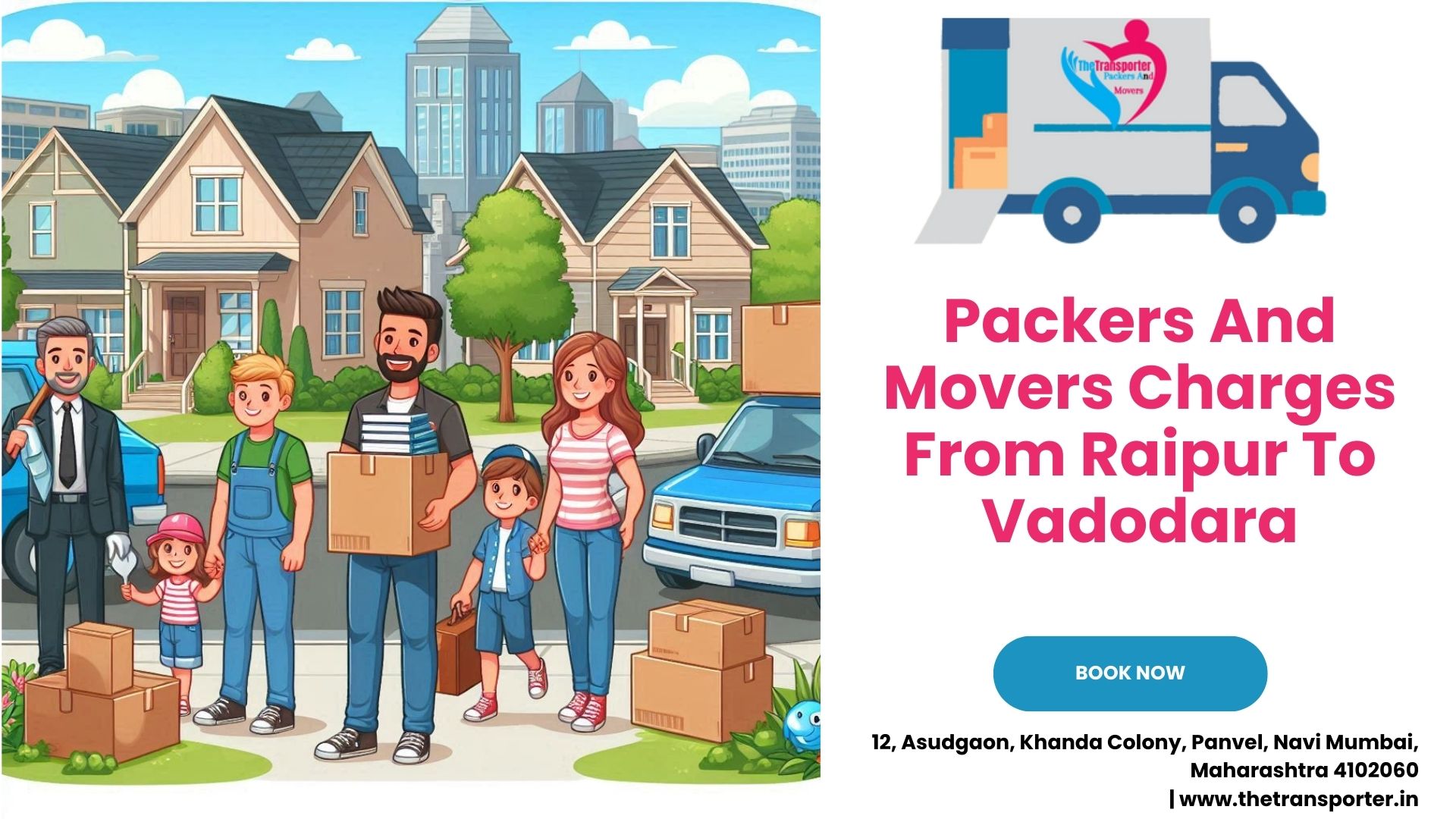 Packers and Movers from Raipur to Vadodara