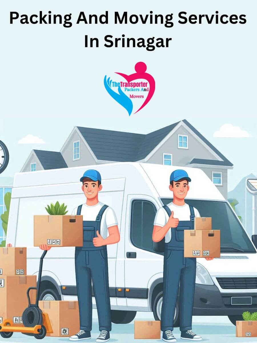 TheTransporter Packers and Movers provides efficient truck loading and unloading services in Srinagar